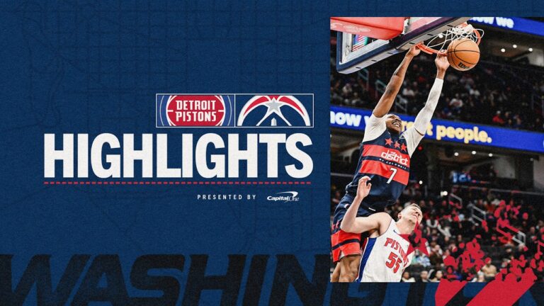 Highlights: Washington Wizards vs. Detroit Pistons 03.19.26