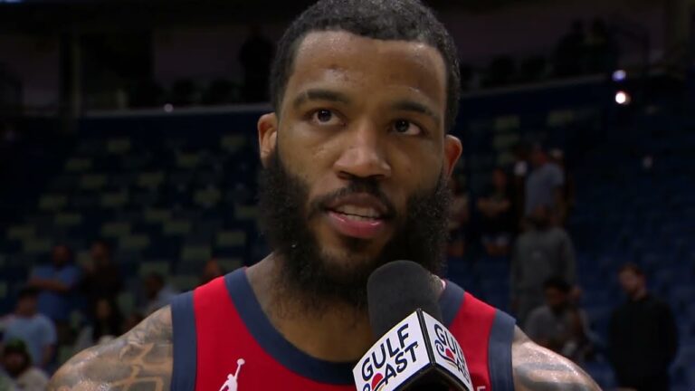 Saddiq Bey walk-off interview after Pelicans Win vs. LA Clippers 3 19 26