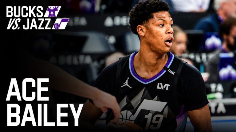 ACE BAILEY career-high against BUCKS UTAH JAZZ
