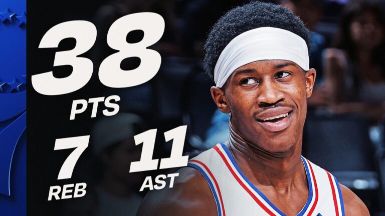VJ Edgecombe (38 PTS & 11 AST) Joins Allen Iverson in Sixers History March 19, 2026
