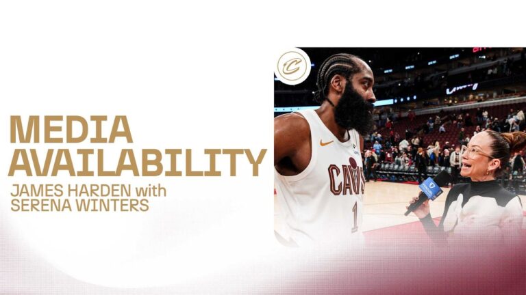 Cavs at Bulls James Harden with Serena Winters 03.19.2026