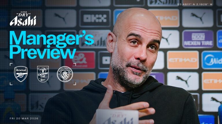 Pep Guardiolas Carabao Cup final press conference