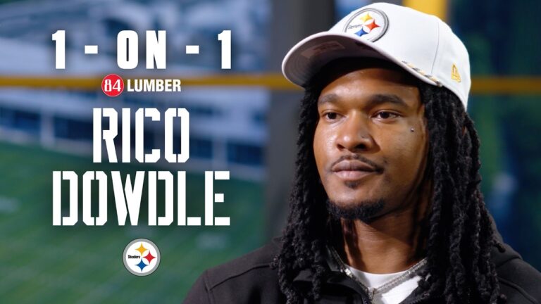 Rico Dowdle on joining the Steelers, his playing style 1-on-1 Pittsburgh Steelers