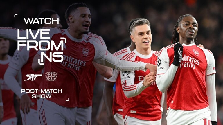 INTO THE QUARTER-FINALS Live From N5 Arsenal 2 – 0 Bayer Leverkusen UCL Post-match