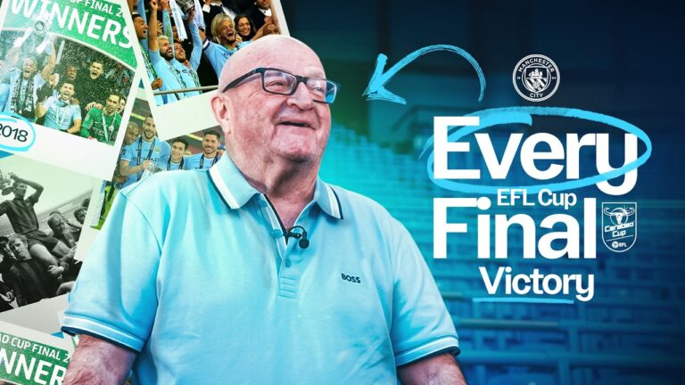 The City fan whos seen every League Cup final win! All eight wins from 1970 – 2021!