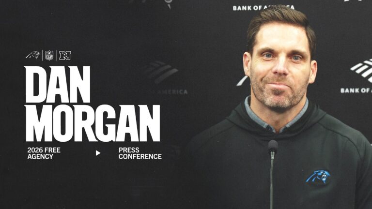 Dan Morgan free agency press conference Carolina Panthers