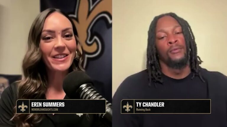 Ty Chandler 1-on-1 interview after signing with Saints 2026 Free Agency