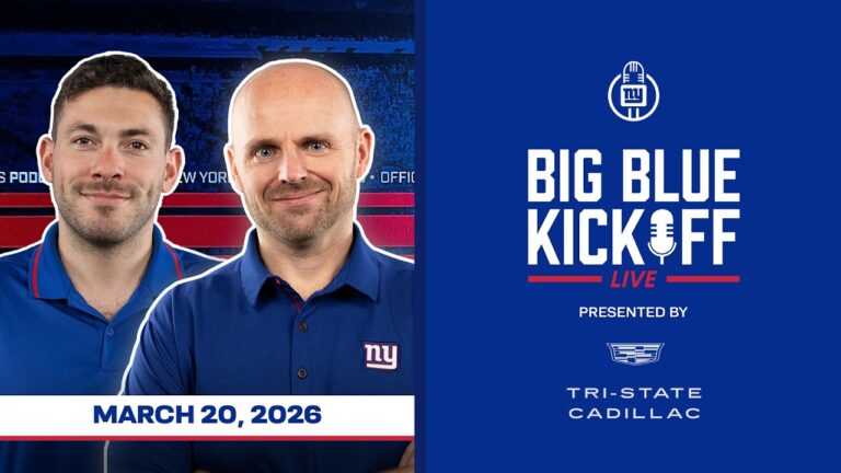March 20, 2026 Big Blue Kickoff Live New York Giants