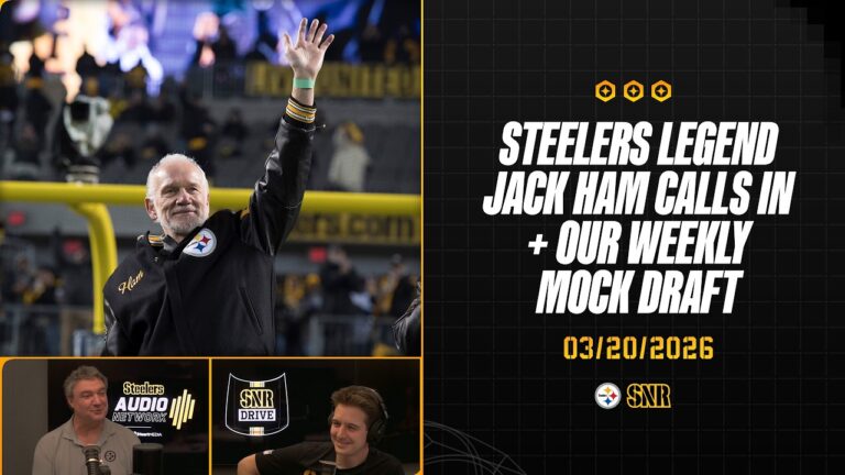Steelers Legend Jack Ham Calls In Our Weekly Mock Draft SNR Drive (Mar.20) Pittsburgh Steelers