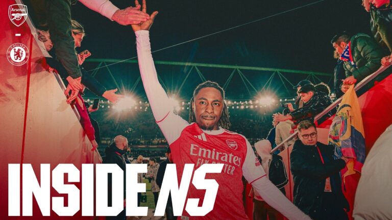 ANOTHER LONDON DERBY WIN Tunnel access and crowd reactions Arsenal v Chelsea (2-1) INSIDE N5