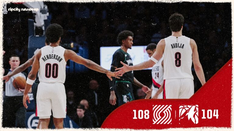 Portland Trail Blazers 108, Minnesota Timberwolves 104 Game Highlights March 20, 2026