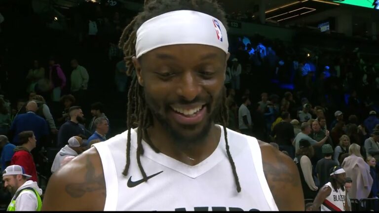 Jerami Grant Postgame Interview Brightside Windows Baseline Report at Timberwolves Mar 20 2026