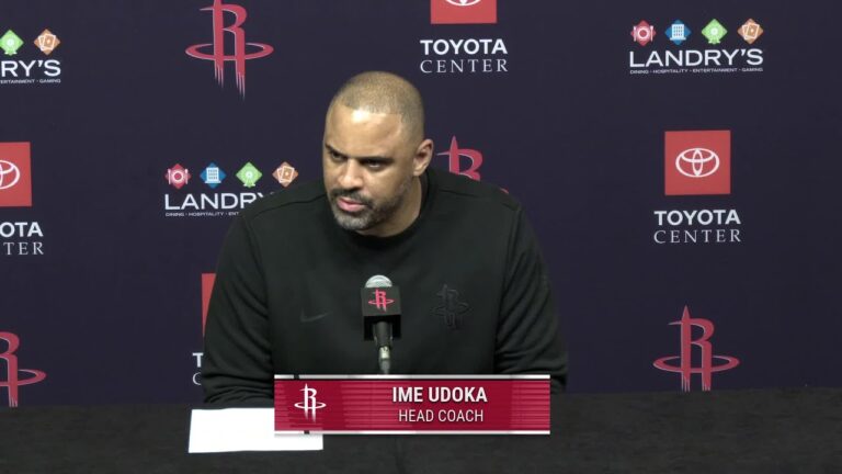 Press Conference by Ime Udoka vs Hawks