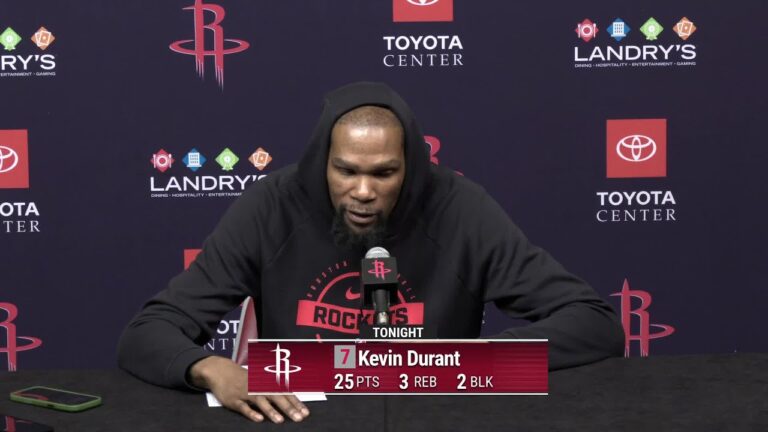 Kevin Durant with a Press Conference vs Hawks