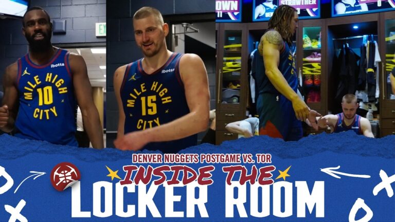 Inside The Denver Nuggets Locker Room After Win vs. TOR