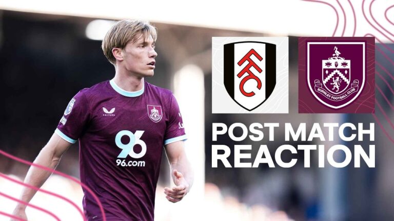 Zian Flemming On Defeat At Craven Cottage REACTION Fulham 3-1 Burnley