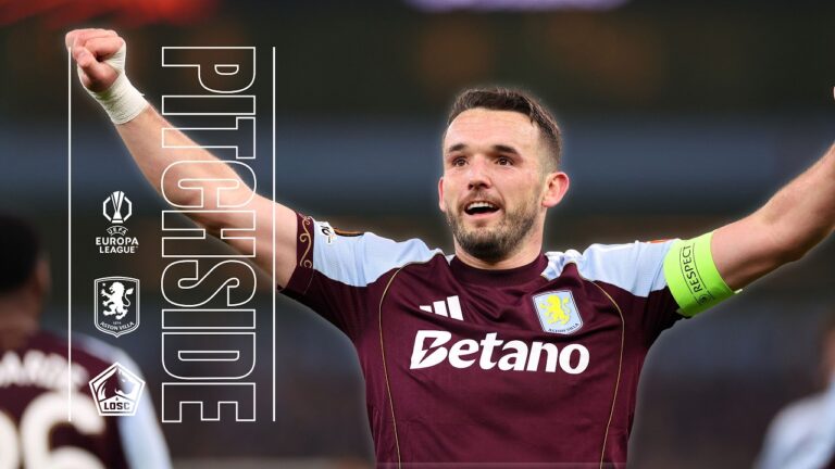 Into The Europa League Quarter Finals Aston Villa vs LOSC Lille PITCHSIDE