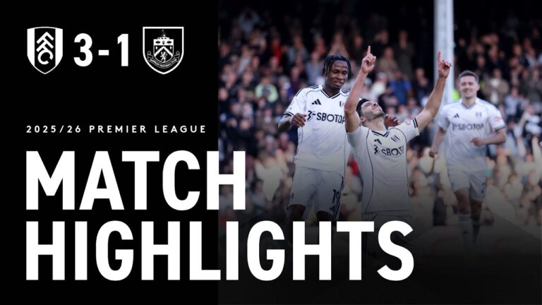 COMEBACK AT THE COTTAGE JOSH, HARRY &amp RAUL STRIKE BACK FULHAM 3-1 BURNLEY