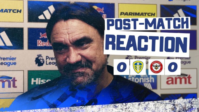 We move one point closer Daniel Farke reaction Leeds United 0-0 Brentford
