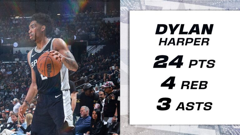 Dylan Harper Gets First Career Start and Drops 24 PTS!