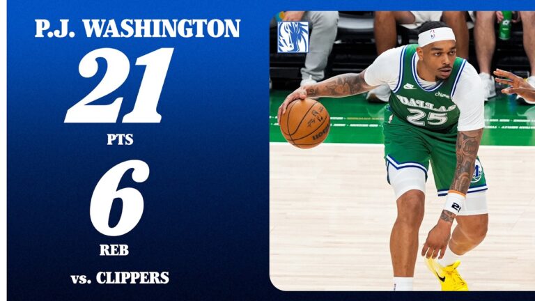 P.J. Washington (21 PTS 6 REB) vs. Los Angeles Clippers March 21, 2026