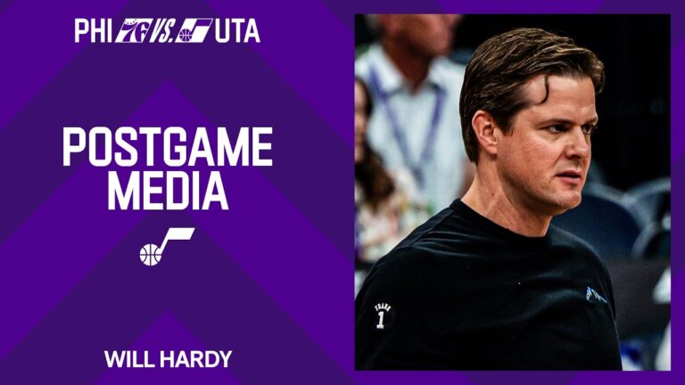 Will Hardy recognizes Utah’s growth, laments outside shooting vs Philadelphia