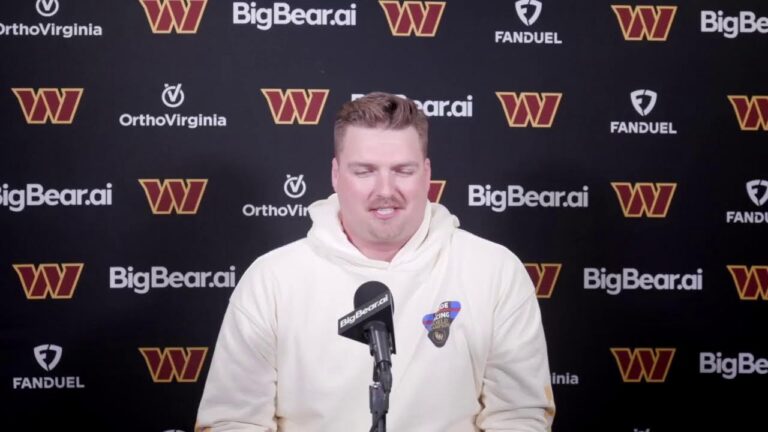 LIVE: G T Andrew Wylie Speaks to the Media After Re-Signing Washington Commanders