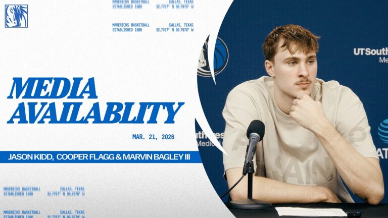 Jason Kidd, Cooper Flagg, & Marvin Bagley III Post-Game Media Availability vs LAC 3 21 26