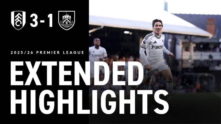 Raul Seals The 3 Comeback Complete Fulham 3-1 Burnley