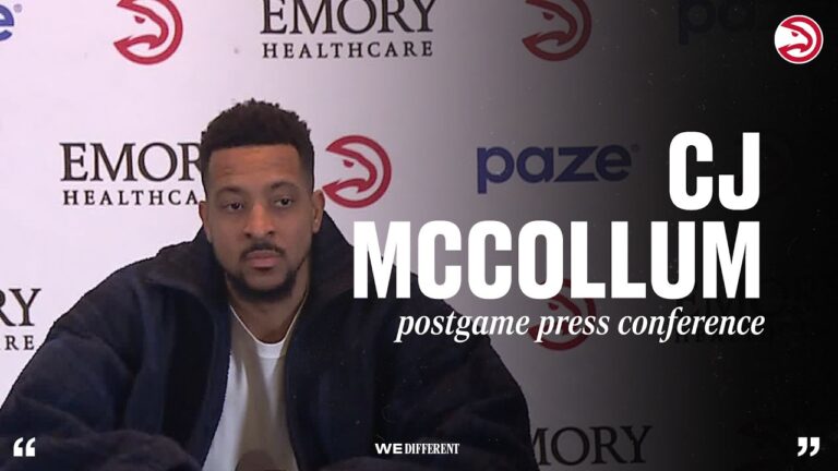 Hawks vs. Warriors Postgame Press Conference: CJ McCollum