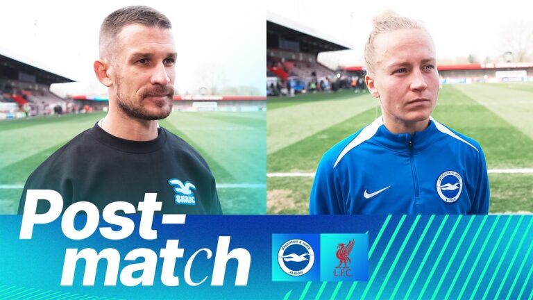 POST-MATCH Vidosic & Mclauchlan Brighton v Liverpool