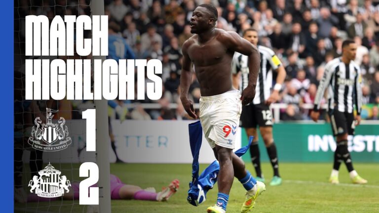 Brobbey Wins Derby In 90th Minute Newcastle 1 – 2 Sunderland AFC Premier League Highlights