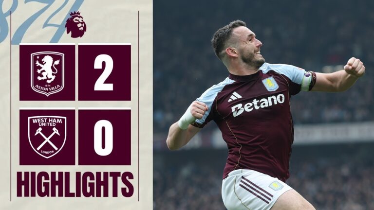 Dominant Villa Park Performance HIGHLIGHTS Aston Villa v West Ham United