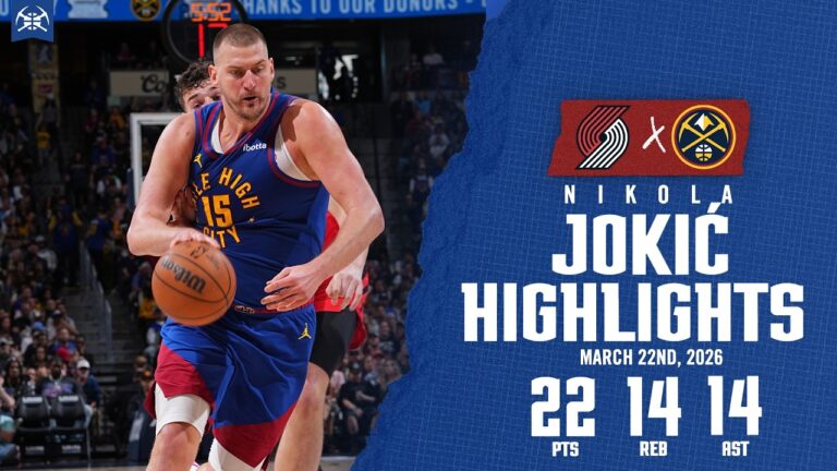 Nikola Jokić 28TH TRIPLE-DOUBLE Game Highlights vs. POR