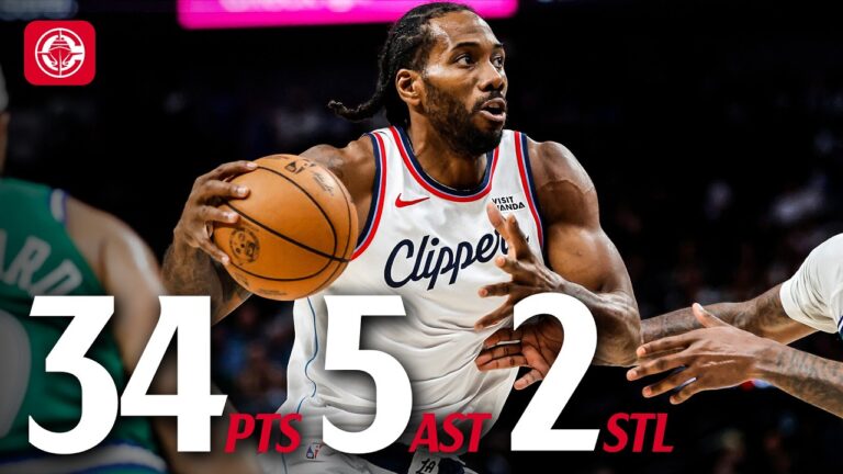 Kawhi Leonard Drops 34 in CLUTCH OT Win vs Mavs