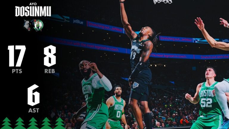 Ayo Dosunmu Scores SPEEDY 17 Points Against Celtics 03.22.26