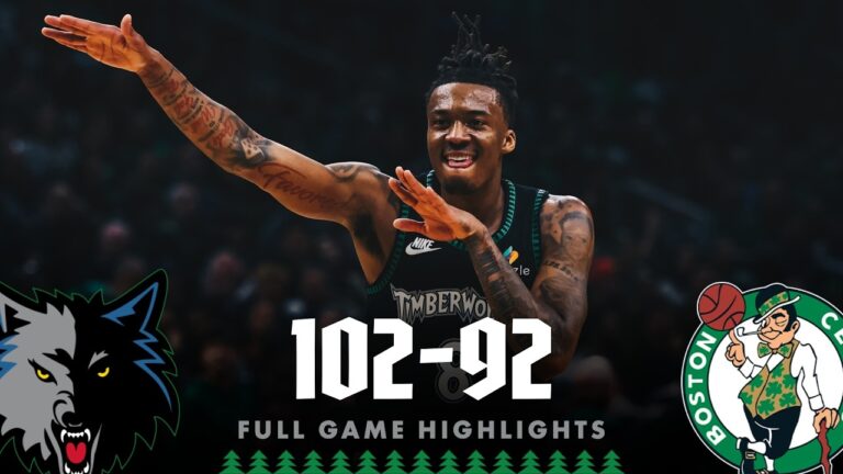 Minnesota Timberwolves Defeat Boston Celtics 102-92 03.22.26