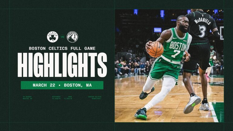 Boston Celtics come up short 102-92 against Minnesota Timberwolves Extended Highlights