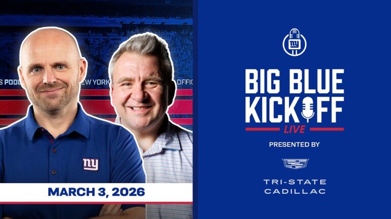 March 3, 2026 Big Blue Kickoff Live New York Giants