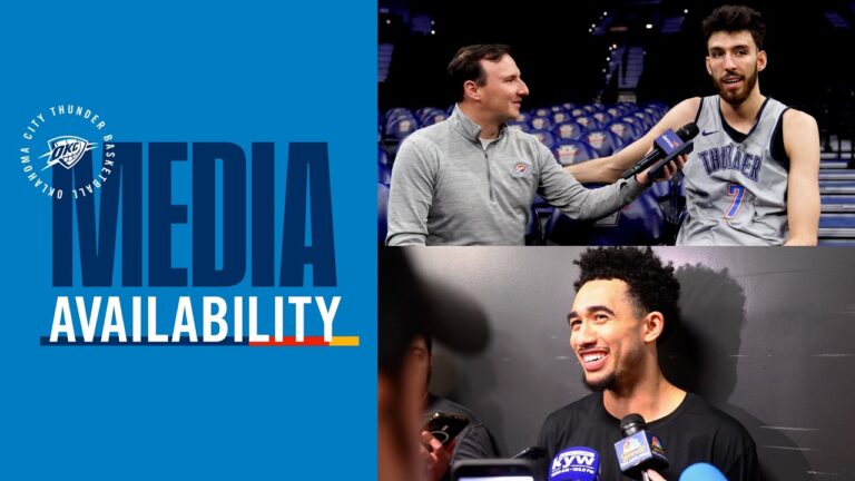 Shootaround Media with Jared One on One with Chet March 23, 2026 OKC Thunder