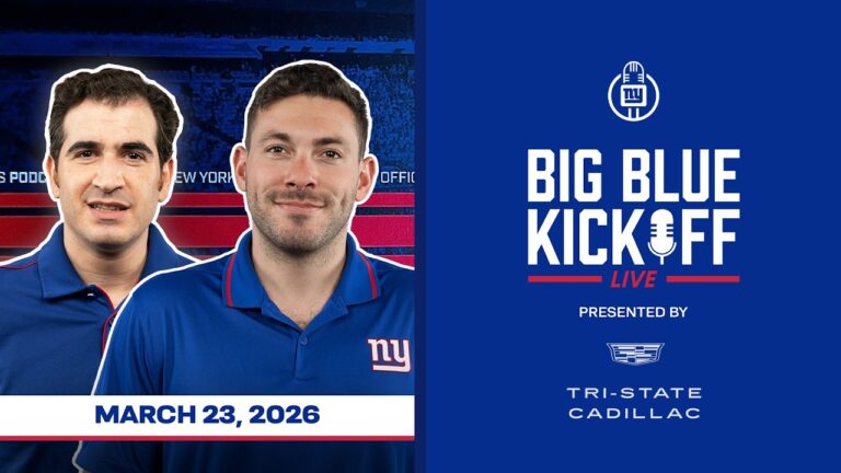 March 23, 2026 Big Blue Kickoff Live New York Giants