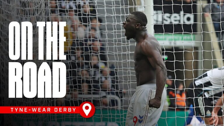 90th Minute Scenes At St. James On The Road Tyne-Wear Derby