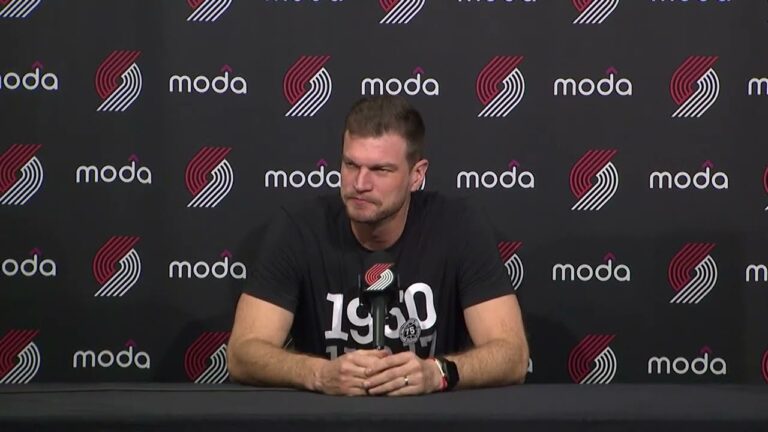Tiago Splitter Pregame Media Availability Portland Trail Blazers vs Brooklyn Nets March 23, 2026