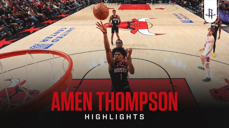 Amen Thompson (23 points) Highlights vs. Chicago Bulls