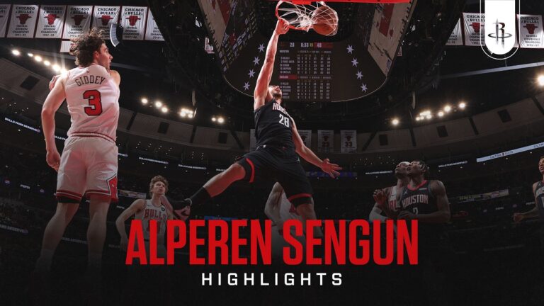 Alperen Sengun (33 points) Highlights vs. Chicago Bulls