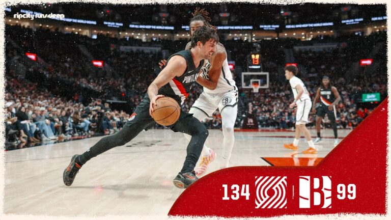 Portland Trail Blazers 134, Brooklyn Nets 99 Game Highlights March 23, 2026