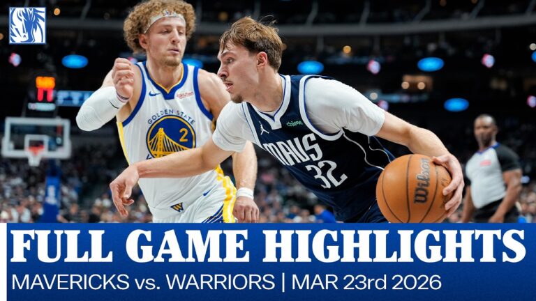 Mavericks Highlights vs. Golden State Warriors March 23, 2026
