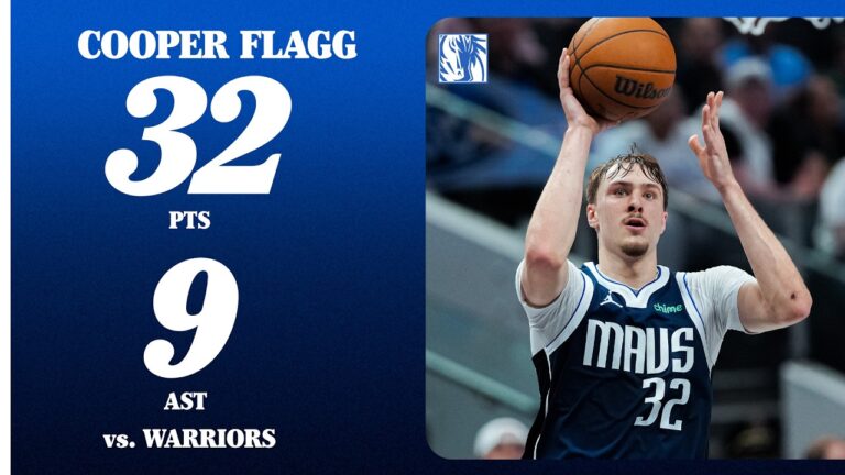 Cooper Flagg (32 PTS 9 AST) vs. Golden State Warriors March 23, 2026