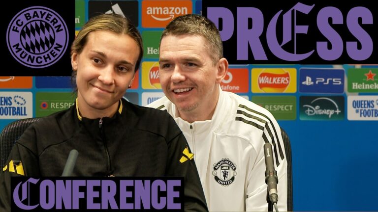 Marc Skinner & Julia Zigiotti Pre-Bayern Munich Press Conference