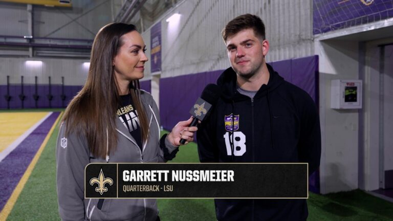 Garrett Nussmeier talks journey to 2026 NFL Draft LSU Pro Day 2026
